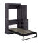 Lit escamotable simple avec garde-robe et tiroirs-1169223314