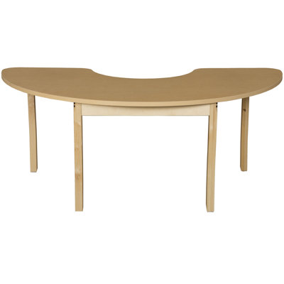 Laminate Adjustable Half-circle 4 Students Activity Table