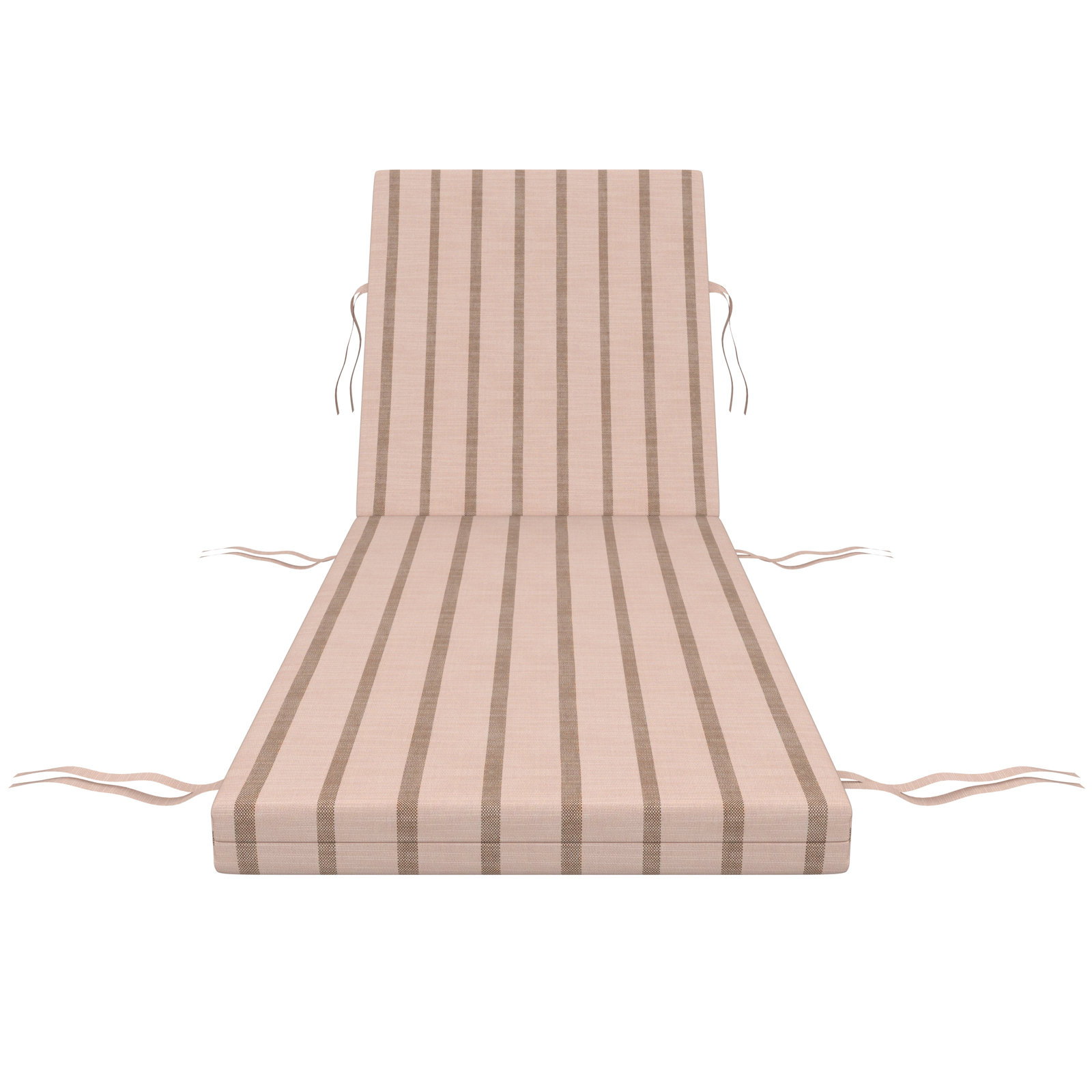 Lani Sunbrella® Seat and Back Cushion, 24" W x 45" D, Unwind Cameo