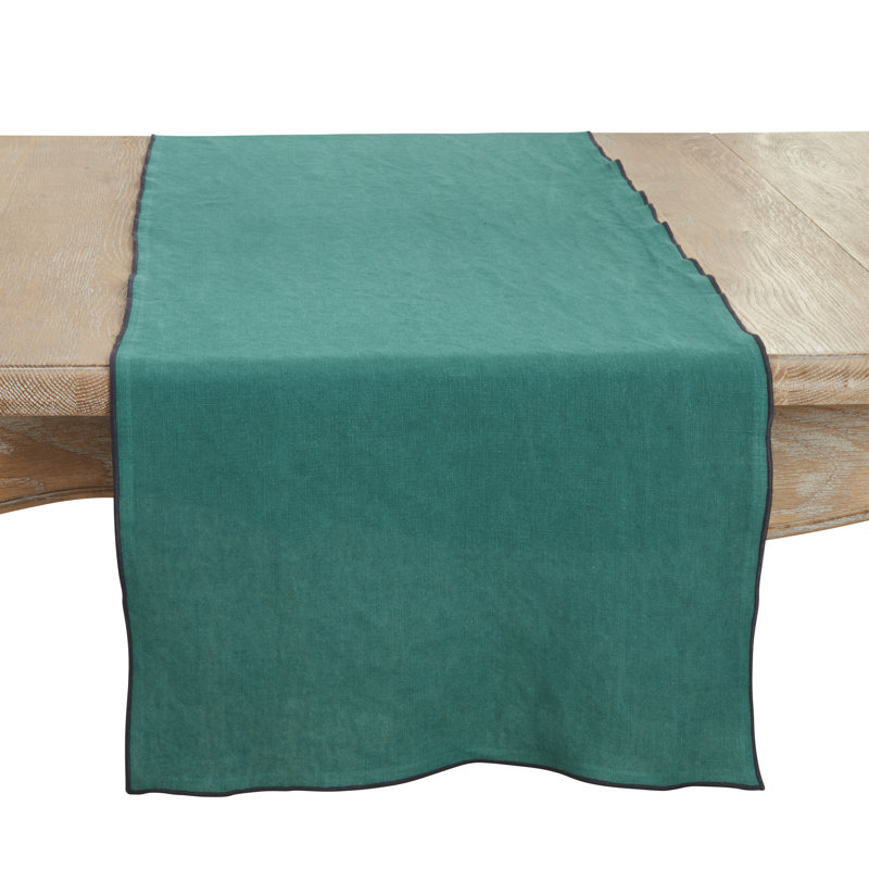 Riggs Table Runnner, Jasper Green