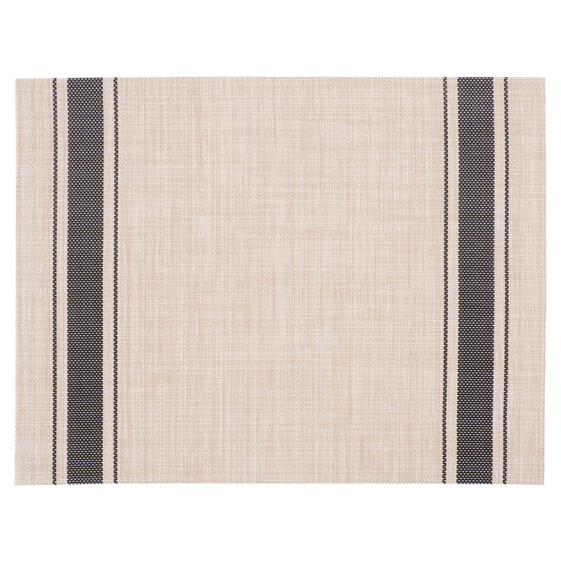 Napperon Rialta, Beige / Noir