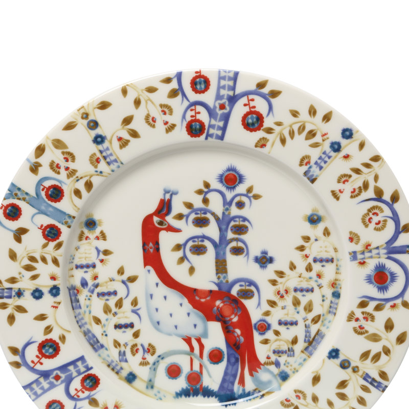 Iittala Taika Salad Plate, White
