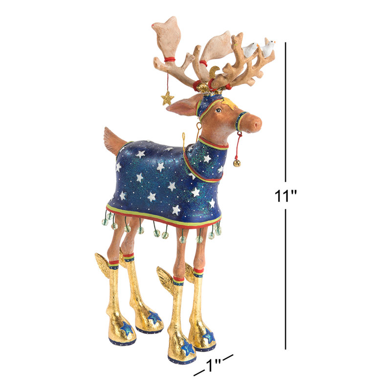 Patience Brewster Dash Away Comet Reindeer Figure