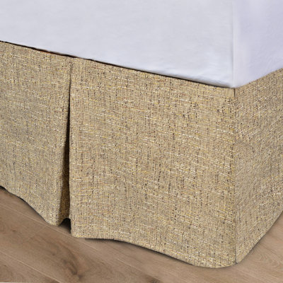 Jupe de lit en tweed