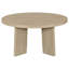 Ensemble de deux tables basses et d'appoint rondes Strouse en chêne naturel-1107408116-1107465568