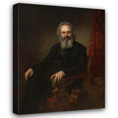 "Oreste Brownson" par George Peter Alexander Healy - Art mural sur toile tendue avec châssis
