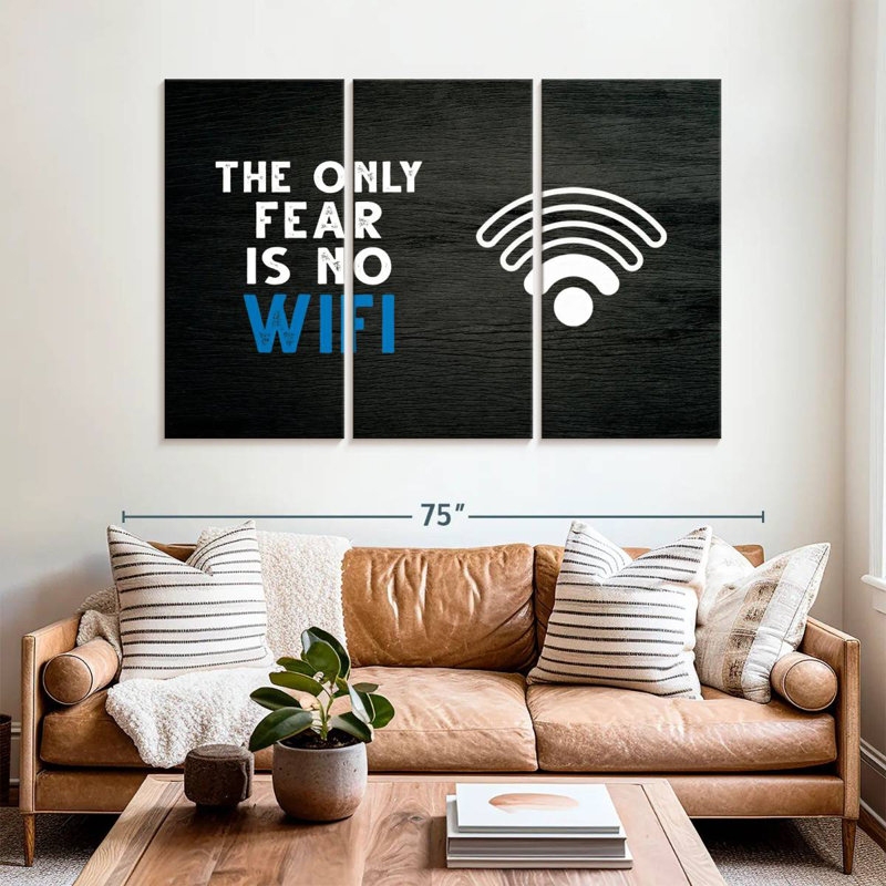Senne The Only Fear Is No WiFi, H 42 po x l 65 po