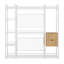 Armoire ouverte avec tiroirs et solution de rangement moderne pour chambre à coucher-1036342557
