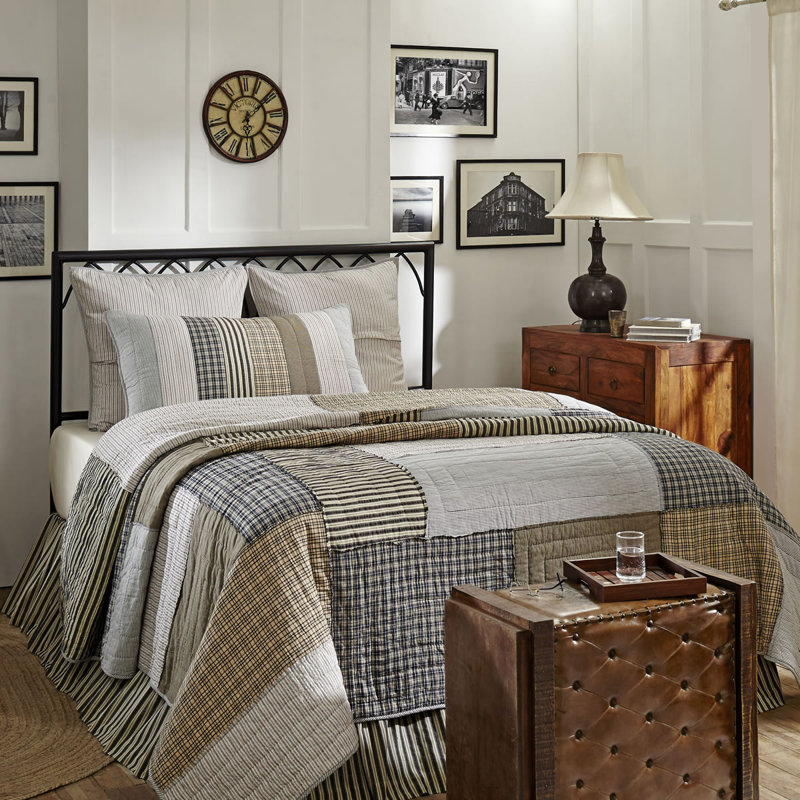 Collection de courtepointe en coton Ashmont Patchwork