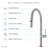 Chalet Single Handle, Pull-Down Kitchen Faucet-53215338