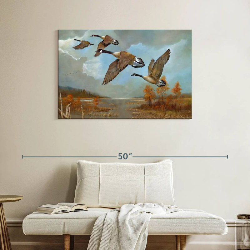 Brampt Canadian Geese, 26" H x 39" W