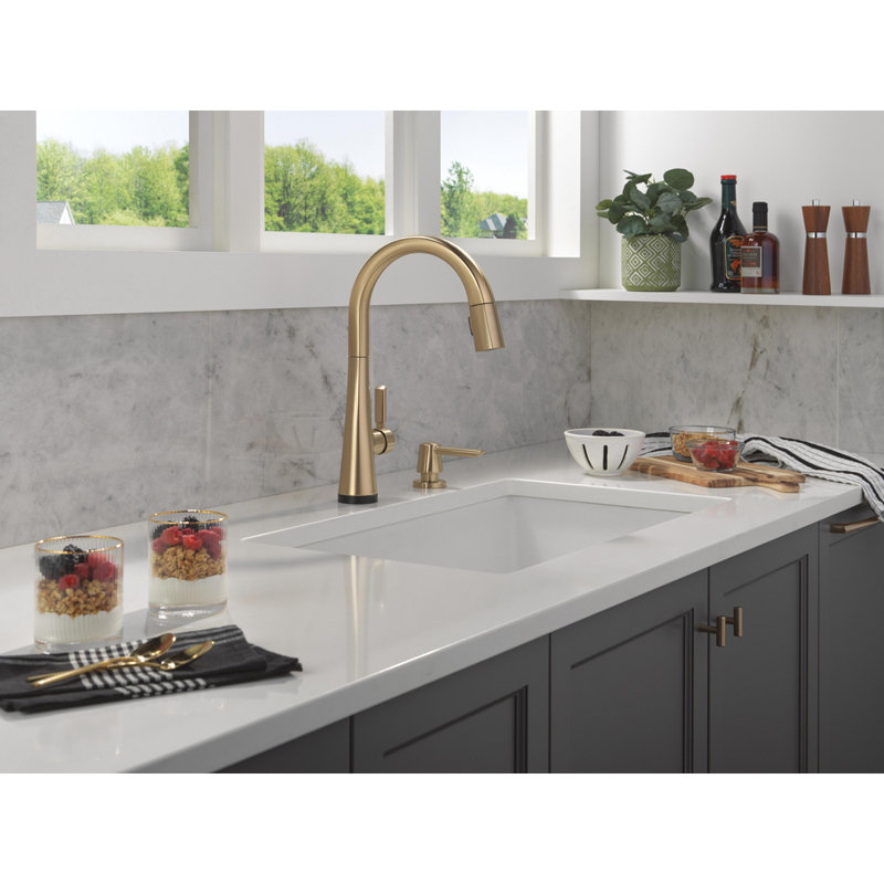 Monrovia Touchless Bar Faucet with Touch Technology, Lumicoat  Champagne Bronze