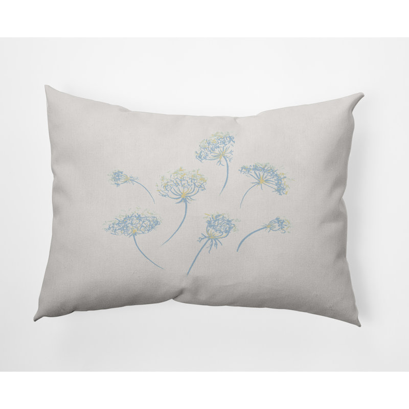  Housse et insert de coussin carré en coton, Bleu