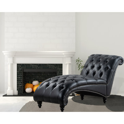 Chaise longue sans accoudoirs capitonnée Ryo