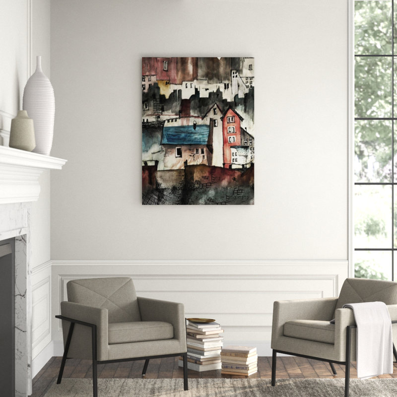 Majestic Falls Print by Danielle Navarro, 53" H x 40" W x 1.5" D, Glass Coat