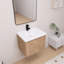 Meuble-lavabo simple 24 po avec 2 portes et lavabo en résine Acorn-952944327-952944328