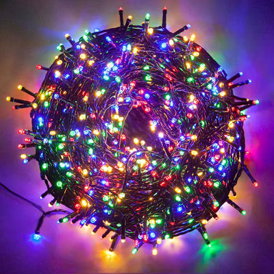 10000cm Solar Powered 800 - Bulb Cord String Light
