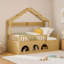 Cadre de lit Montessori House avec lumières DEL et rangement