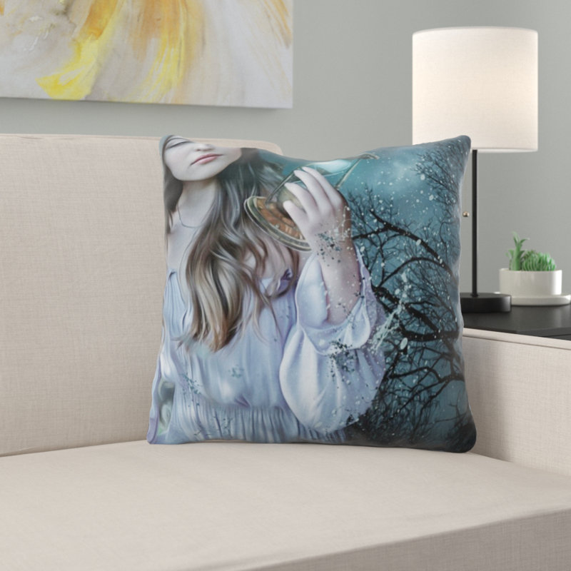 Coussin en jeté gothic