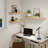 2-Piece 9.3" Extra Deep Wood Floating Shelves, Modern Design Wall Mount Display Shelves-384506197-384319214
