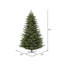 Vickerman Welch Frasier Fir Artificial Christmas Tree-1114022020