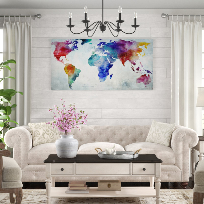«From East to West» par Sofia Fox - impression, H 40 po x l 60 po x P 1,5 po, Extérieur