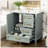 0" Bathroom Vanity with Sink, Soft-Closing Door & 3 Drawers