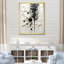 Minimalisme Stingray noir et blanc peinture I - Stingray Wall Art Living Room-97193198-97193207