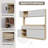 Calder 63” W Kitchen Pantry Cabinet with Microwave Oven Countertop-13151356
