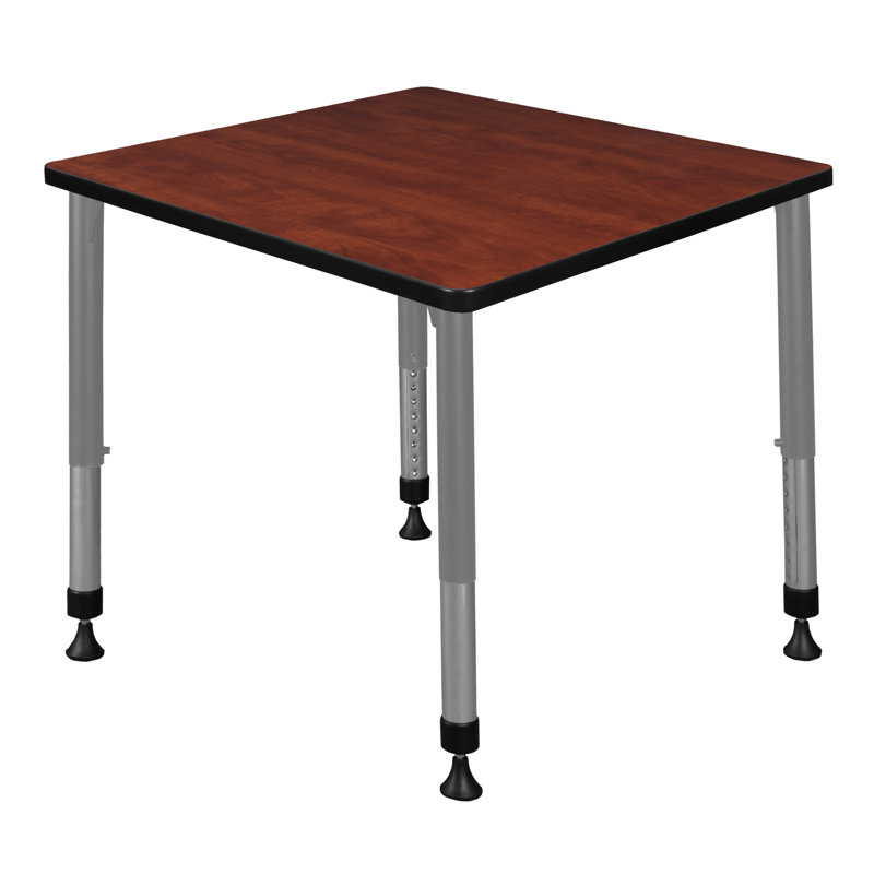 Kee 30" L Breakroom Table, Cherrry, 34" H x 30" L x 30" W
