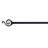 Ahern Adjustable Single Curtain Rod