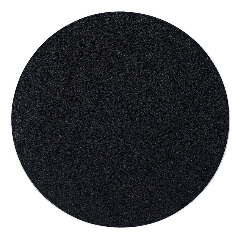 Skate Vinyl Round Placemat, Black
