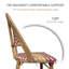 Tabouret de bar 42,13 po Frates-602366753