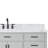 Tidworth 66'' Solid Wood Single Bathroom Vanity with 1.5'' Carrara Marble Top-91360833-119088805