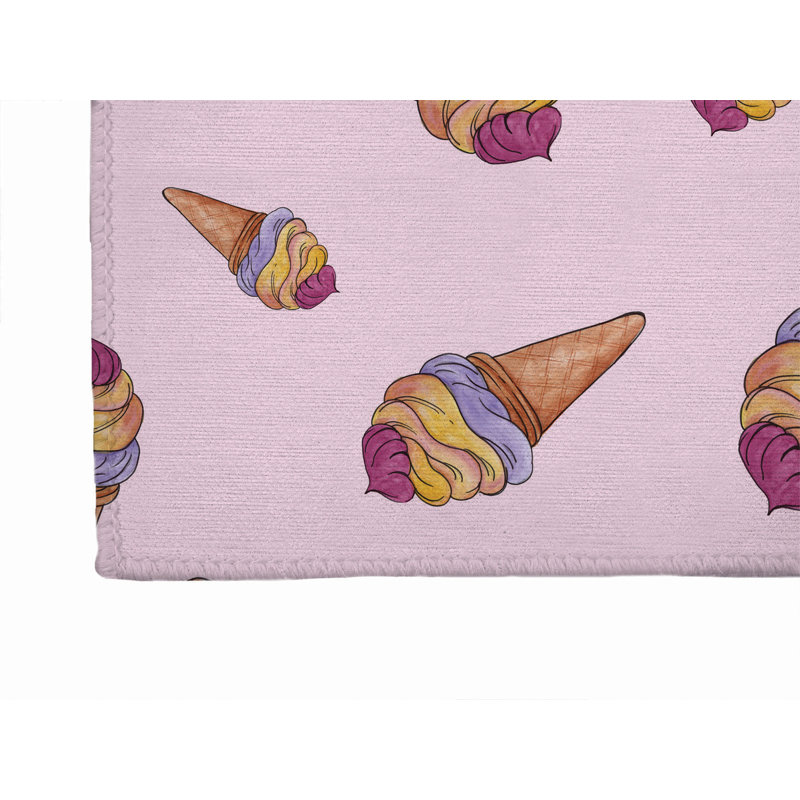 Summer Ice Cream Outdoor Rug, Runner 2'6" x 8'