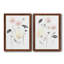 «Blush & Black Wildflowers I», toile encadrée de qualité supérieure - prête à être accrochée-1384716226-1384716231