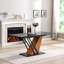 Table extensible pour bureau, 60,85 (46,46) pouces, avec structure en métal pour la maison, structure de support