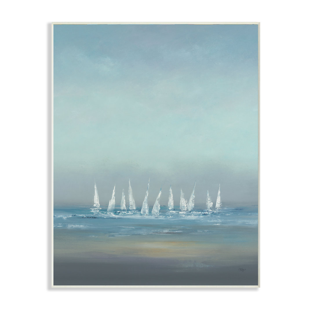 'The Regatta Abstract Seascape' - Graphic Art Print Highland Dunes 