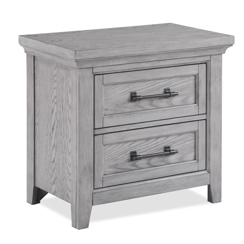 Table de chevet à deux tiroirs 1Pc