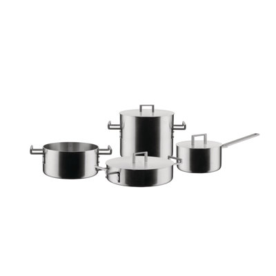 Alessi Convivio 7Pc Lux Cookware Pot Set By David Chipperfield