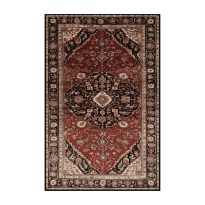 Machine Washable Turkish Brown Area Rug