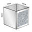 Shute Glass Planter Box Flower Vase Crystal Room Garden Decor-113364247
