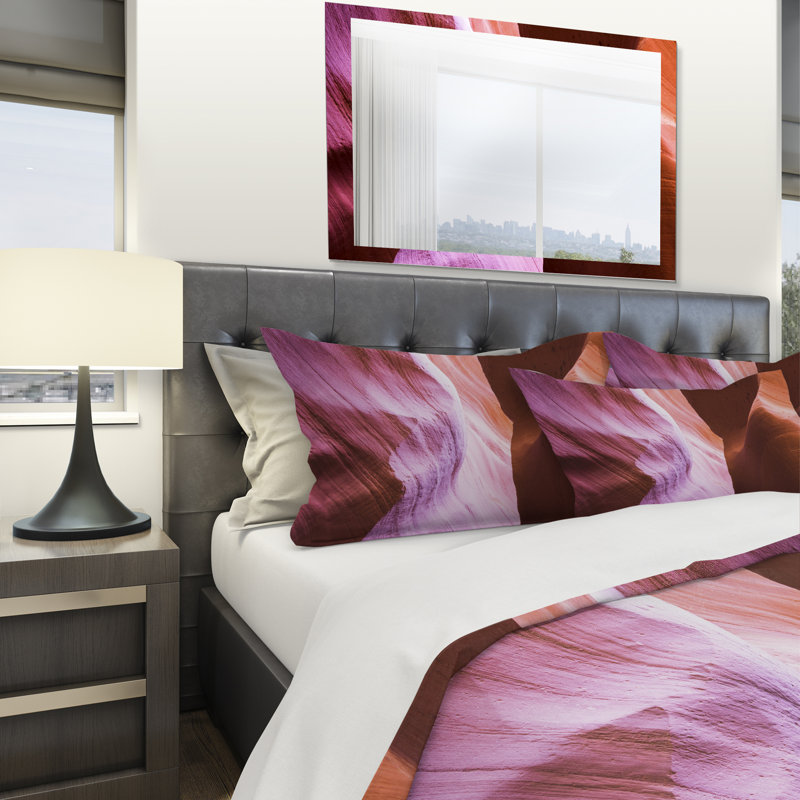 Ensemble de housse de couette designart antilope canyon, Housse de couette très grand + 2 taies décoratives