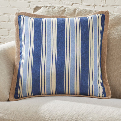  Jute Trim Pillow Cover