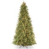 Tiffany Green Fir Artificial Christmas Tree with Clear Lights with Stand