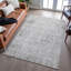 Premium Machine Washable Grafals AMF1092 Floral Rug-1407310529