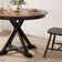 Clairvin 45W Transitional Round Trestle Dining Table