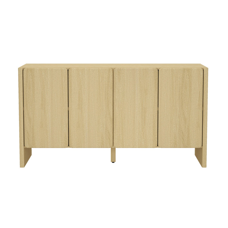 Buffet en chêne naturel 60 "Linda, Chêne