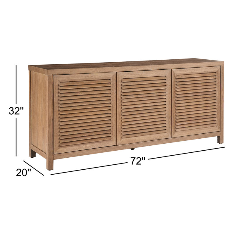 Weekender 72'' W Solid Wood Credenza