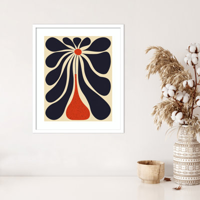 Lazy Flower by Alisa Galitsyna Wood Framed Wall Art Print